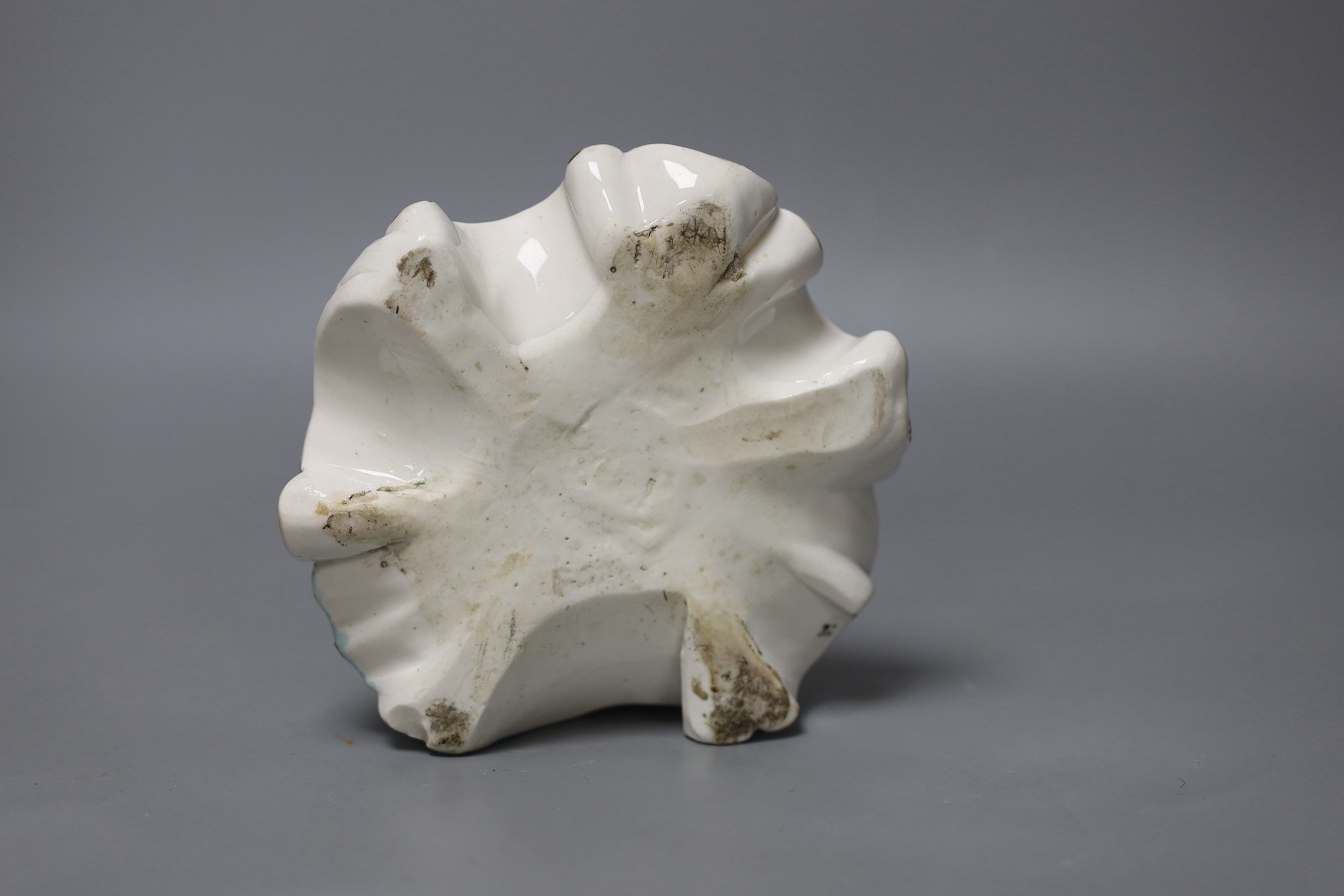 A Derby male bocage figural candlestick, c.1770, 26 cms high